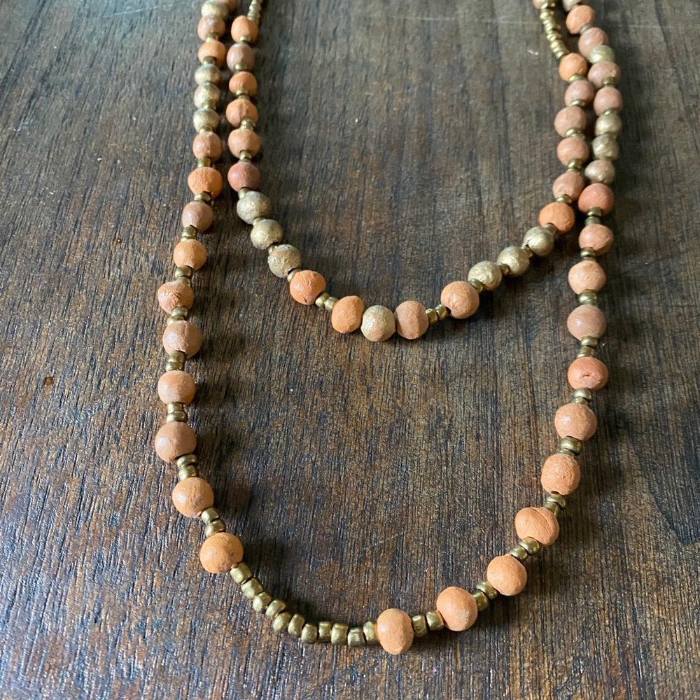 Noonday Collection Long Clay Bead Necklace